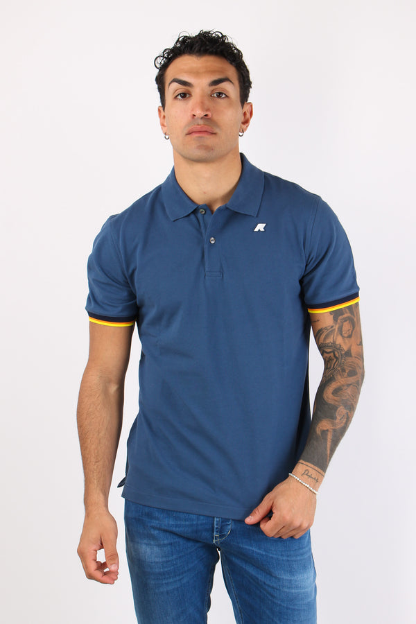 Polo Collo Contrasto Blue Insignie