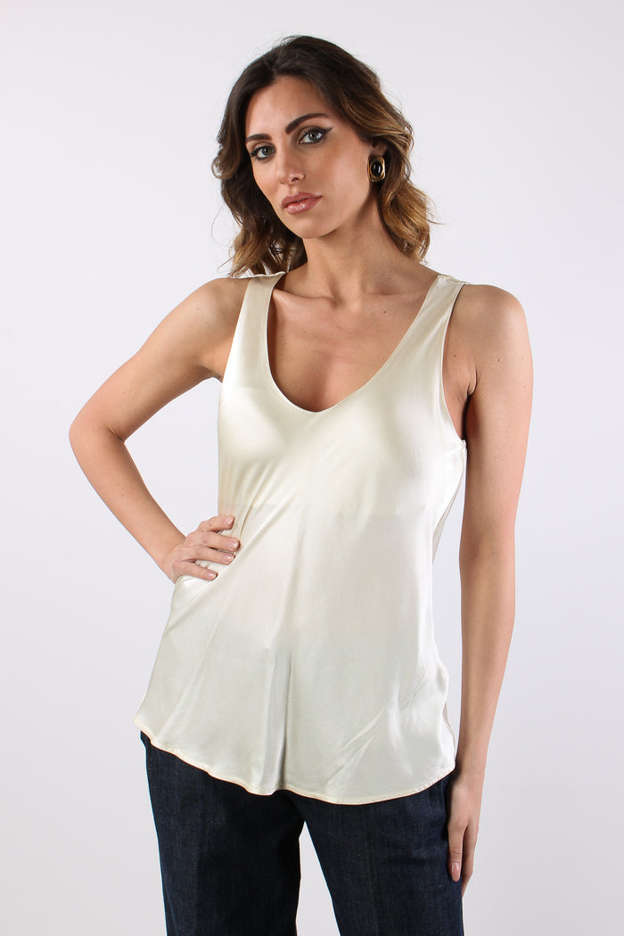 Top Scavo V Effetto Raso Bianco Ottico-2