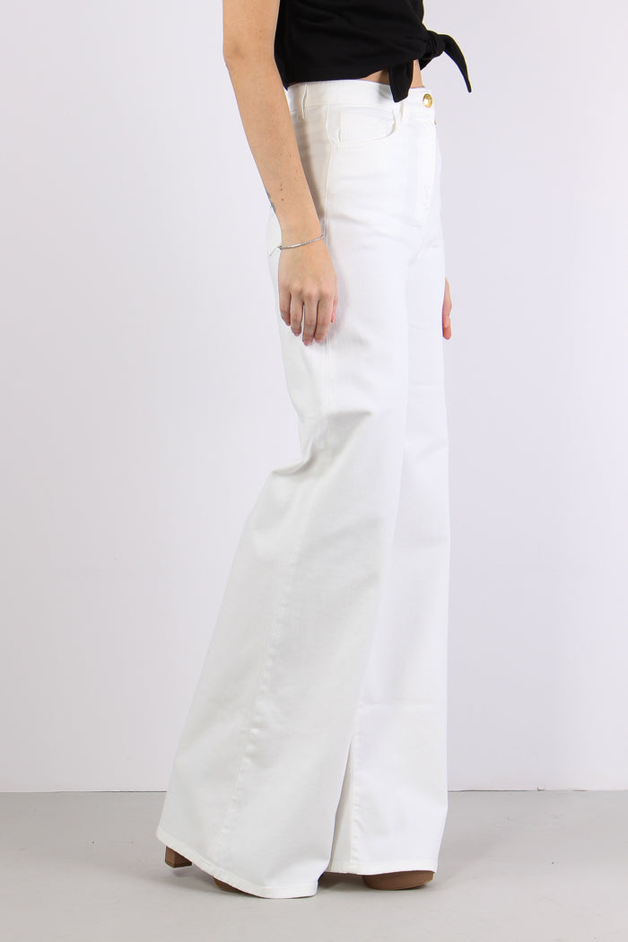 Denim Maxi Zampa Avorio-5