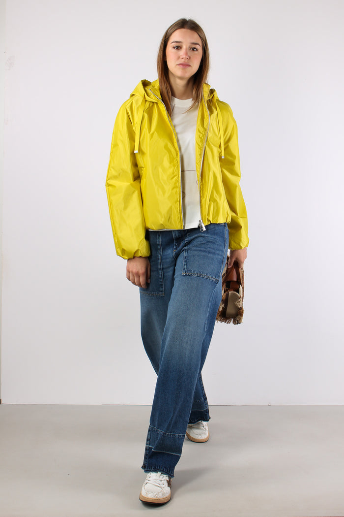 Giubbotto Corto Over Nylon Cedar Yellow-7