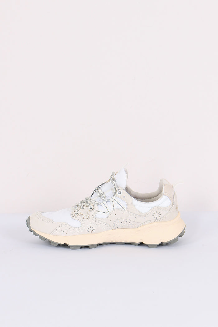 Sneakers Yamano Suede Nylon White-6