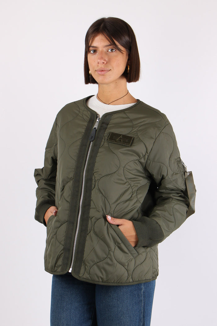 Liner Filed Jacket Nylon Dark Olive-3