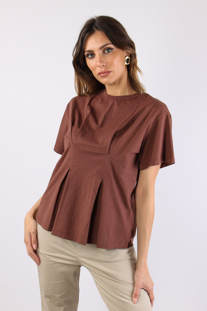 T-shirt Clessidra Riprese Malva-2