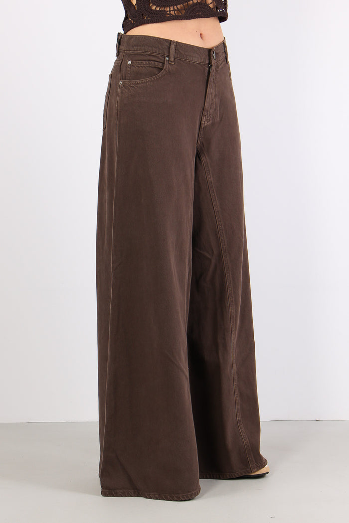 Winona Jeans Ampio Marrone-7