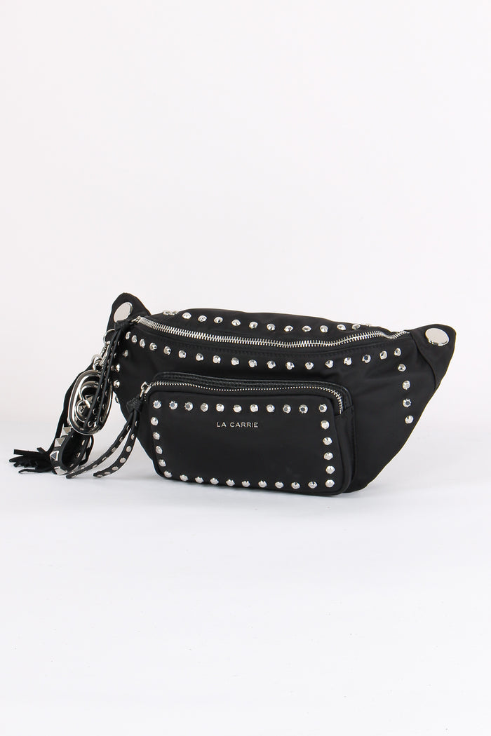 Marsupio Nylon Borchie Black-4