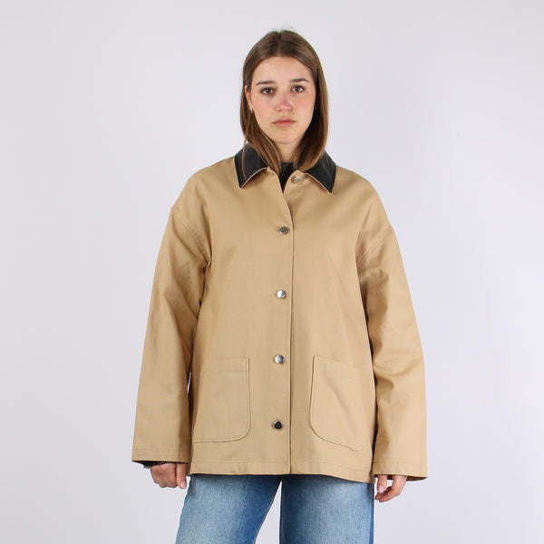 Field Jacket Collo Ecopelle Safari-2