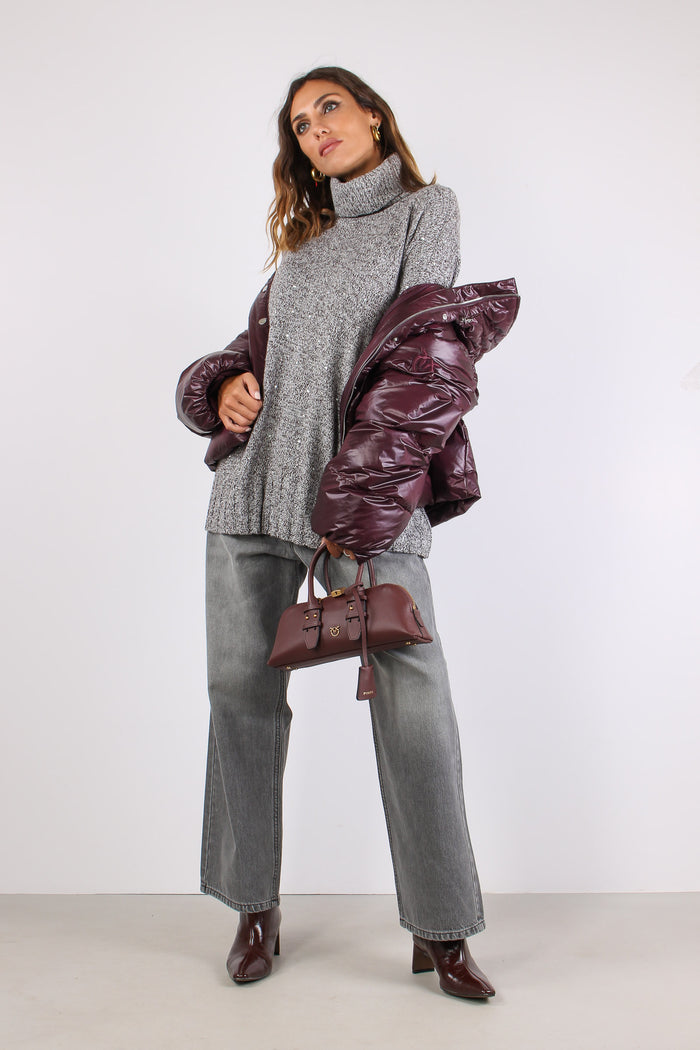 Dresda Collo Alto Micro Paille Mutli Bianco/grigio-5