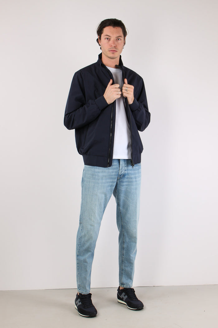 Finlay Giubbotto Corto Elastic Blue Black-5
