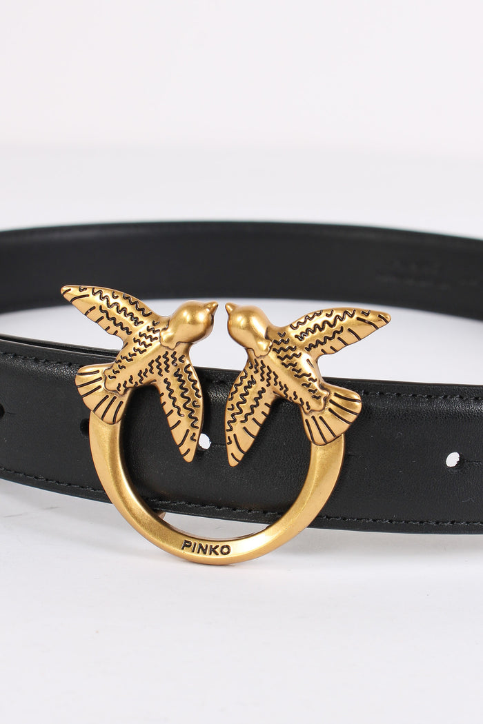 Cintura Love Bery H3 Vitello Nero/gold-4