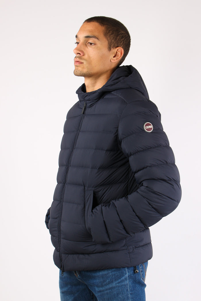 Giubbotto Basico Cappuccio Navy/blue-3