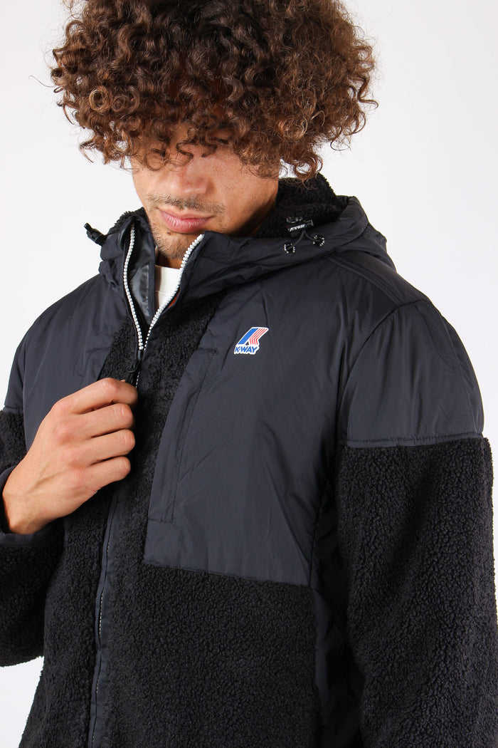 Giubbotto Inserto Teddy Black Pure-7