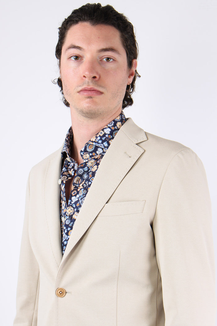 Giacca Cotone Stretch Naturale-6