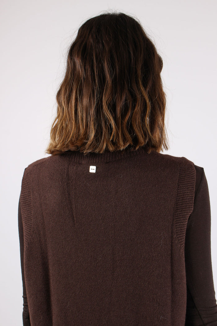 Gilet Viscosa Spacchetti Potting Soil-7