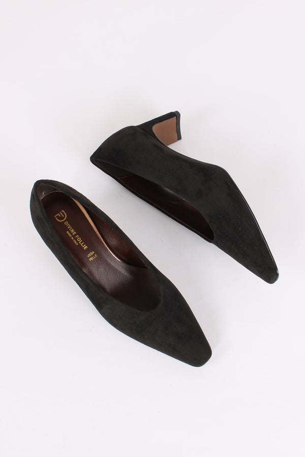 Decollete Tacco Banana Nero-2