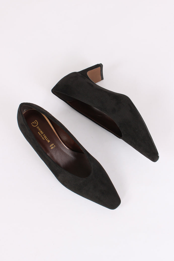 Decollete Tacco Banana Nero-2