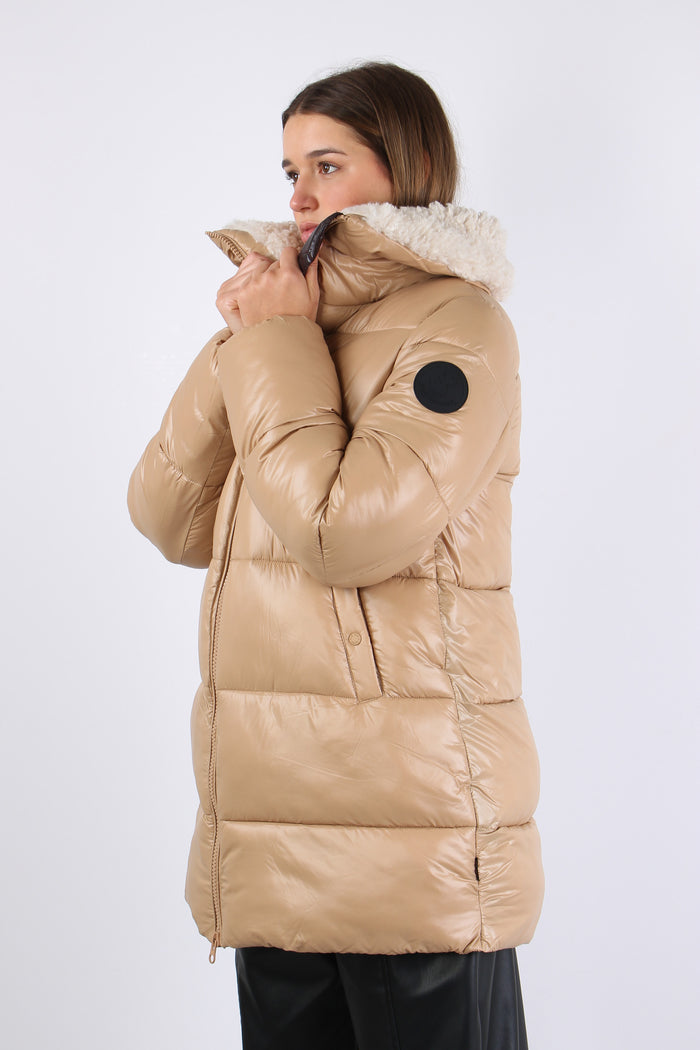 Bonita Giubbotto Interno Teddy Biscuit Beige-3