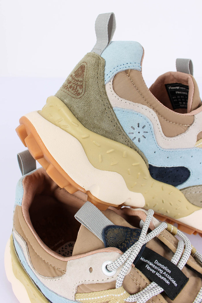 Sneakers Yamano Suede Nylon Black/green-5