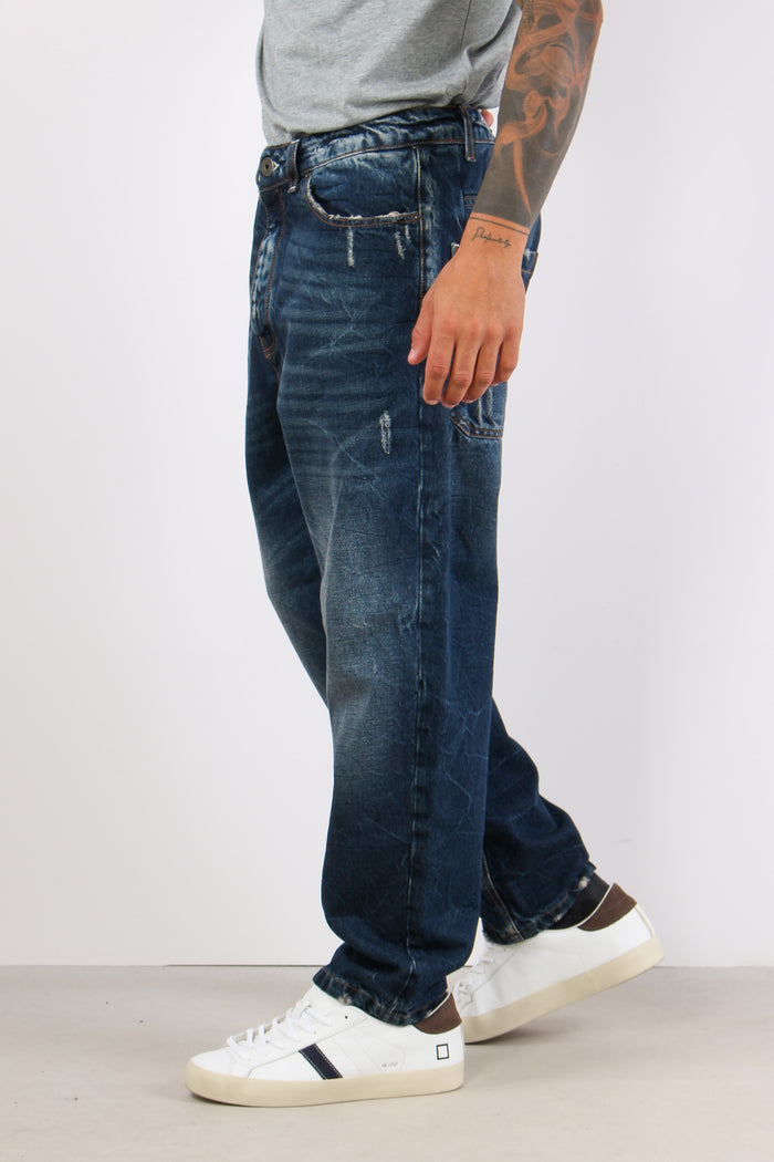 Jeans Largo Denim Medio-6