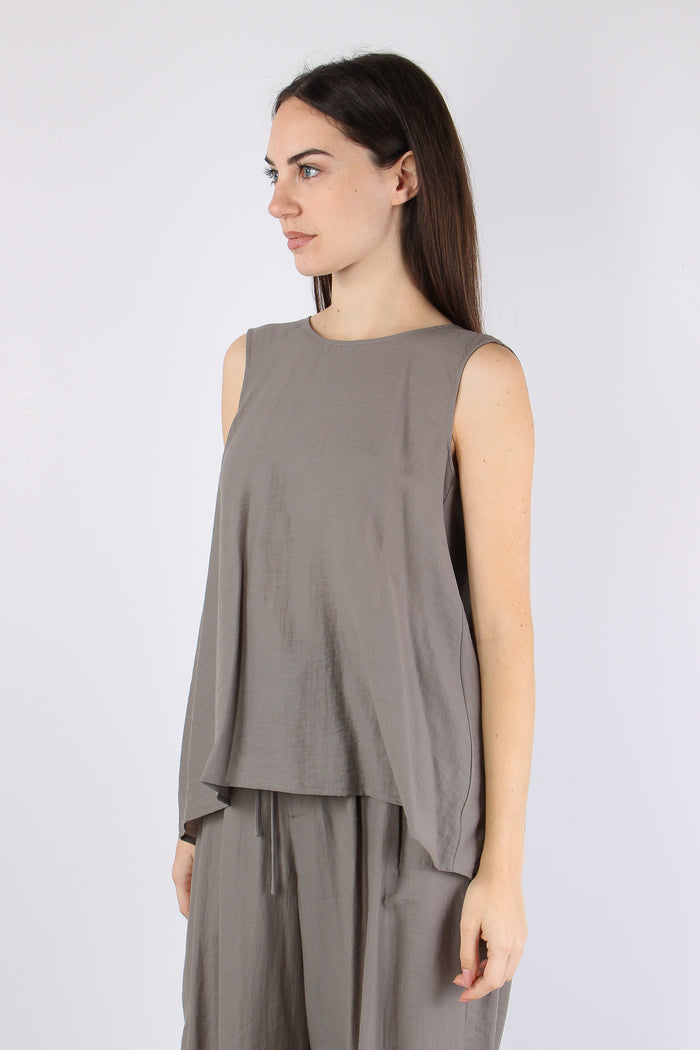 Blusa Scavo Dietro Grigio-3