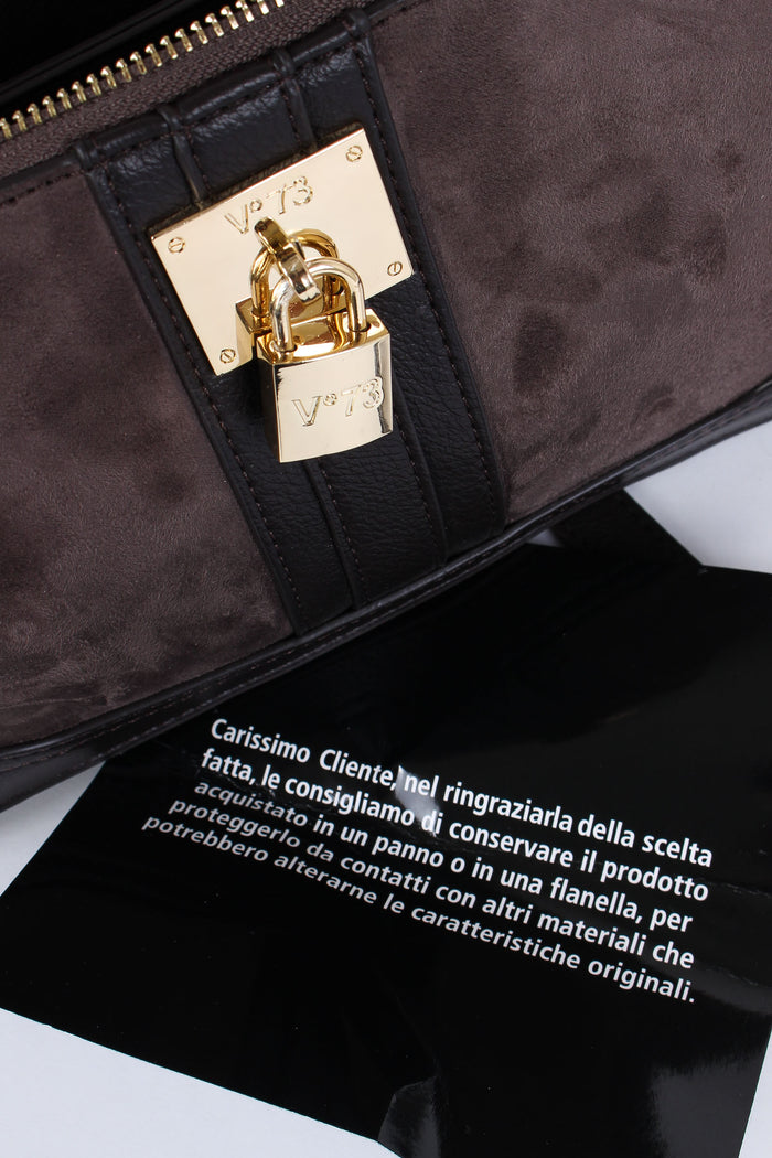 Georgia Pochette Eco Camoscio Antracite-7