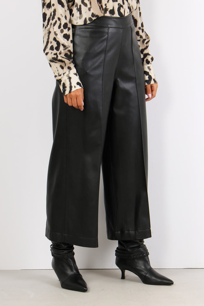 Pantalone Cropped Inserto Ecop Black-6