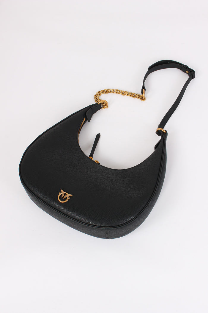 Borsa Hobo Classic Nero/antique Gold-2