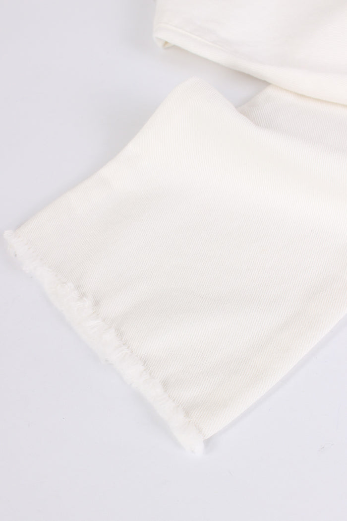 Denim Trombetta Bianco-4