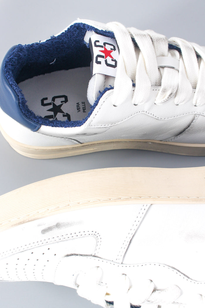 Sneaker Padel Star Bianco/nero/azzurro-6