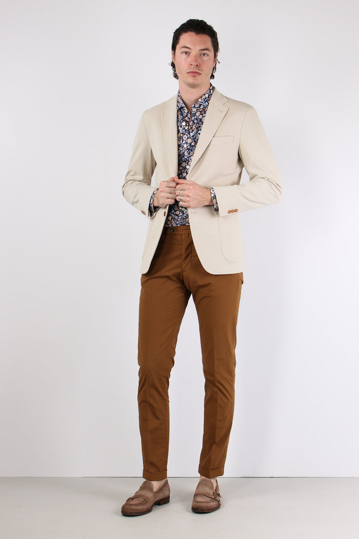 Giacca Cotone Stretch Naturale-3