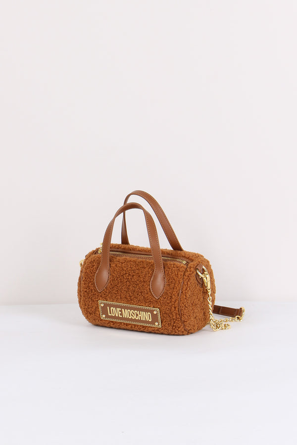 Bauletto Mini Teddy Cuoio-2