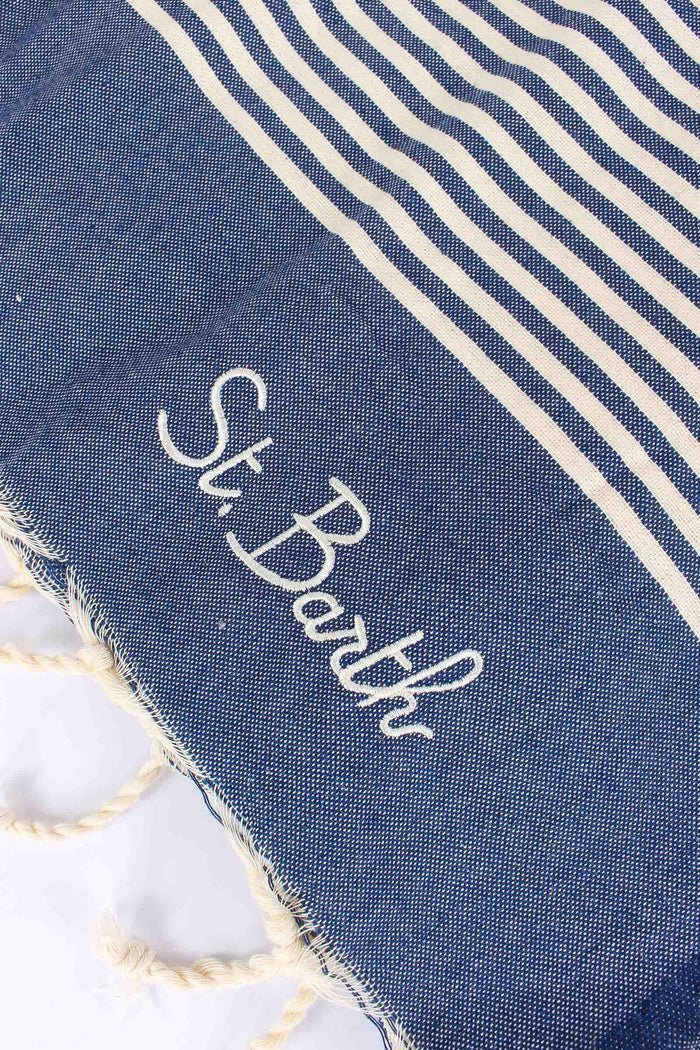 Foutas Righe Bianco/blu-5