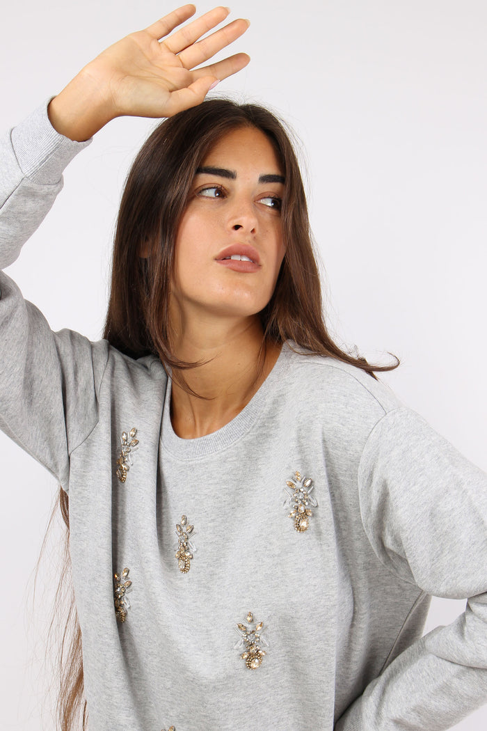 Clementina Felpa Castoni Grigio-3