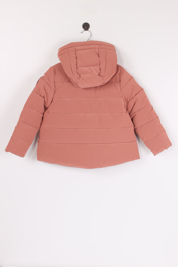 Cappa Imbottita Cappuccio Blush Pink-2