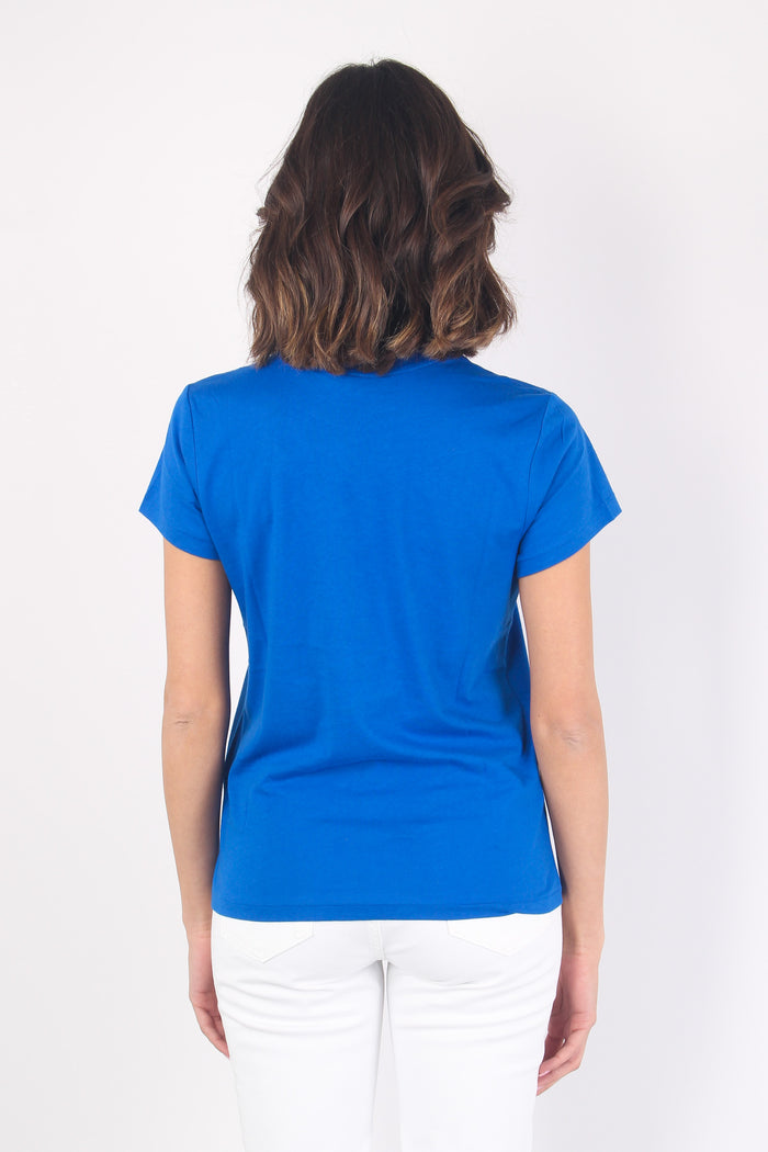 T-shirt Jersey Logo Blue-4