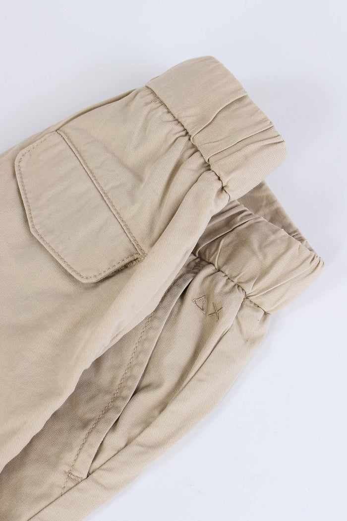 Bermuda Cotone Coulisse Stone-5