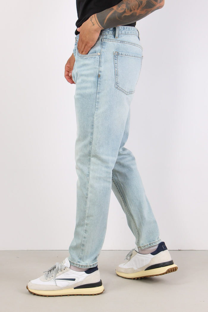 Jeans Cropped Denim Chiaro-3