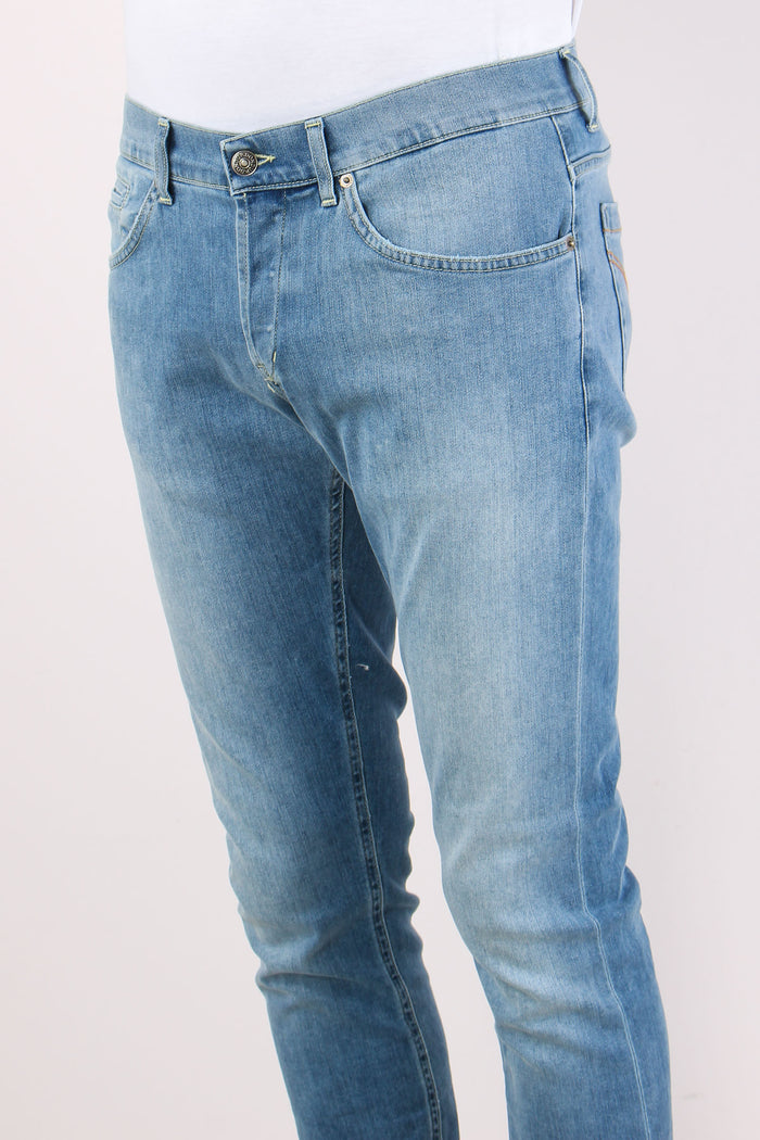 George Denim Slavato Risvolto Denim Chiaro-6