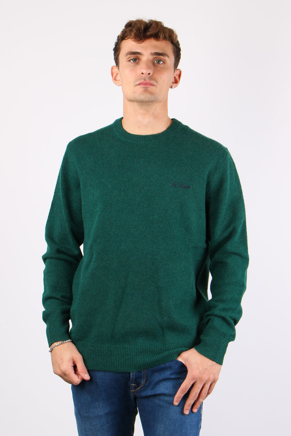 Maglia Girocollo Lana British Green