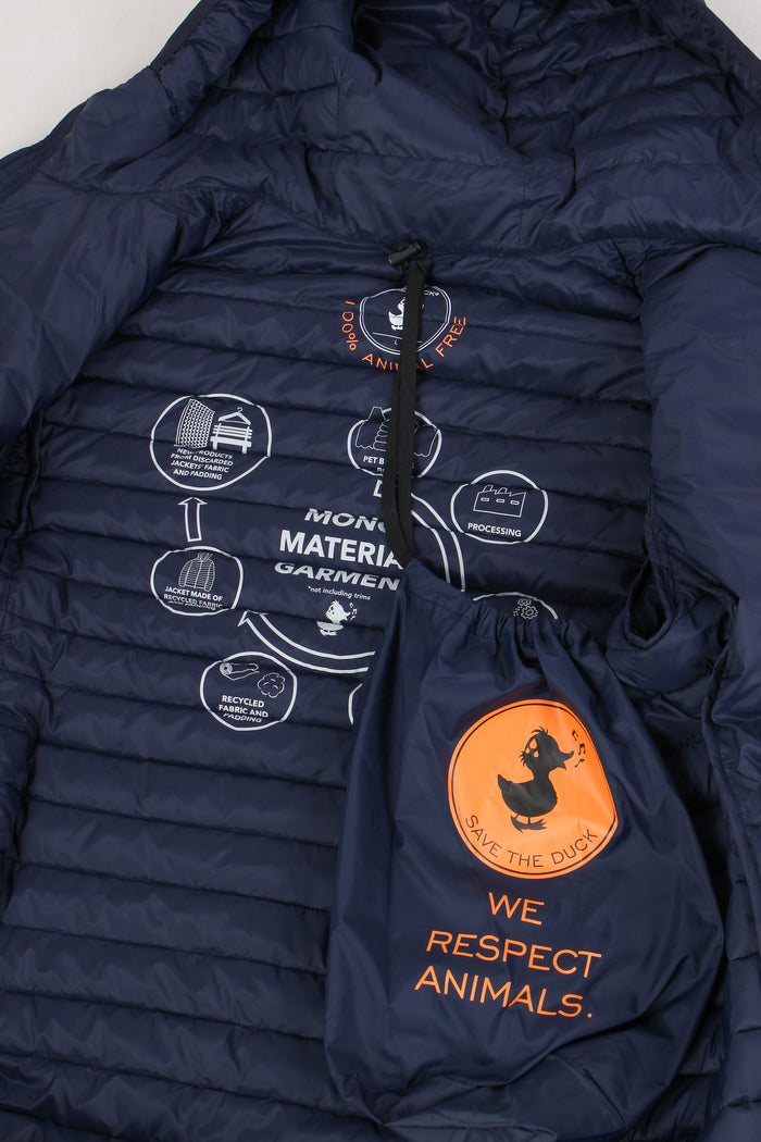 Cael Giubbotto Cappuccio Navy Blue-10