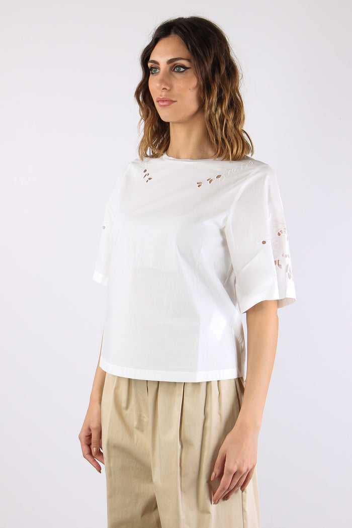 Targa T-shirt Scatoletta Bianco-3