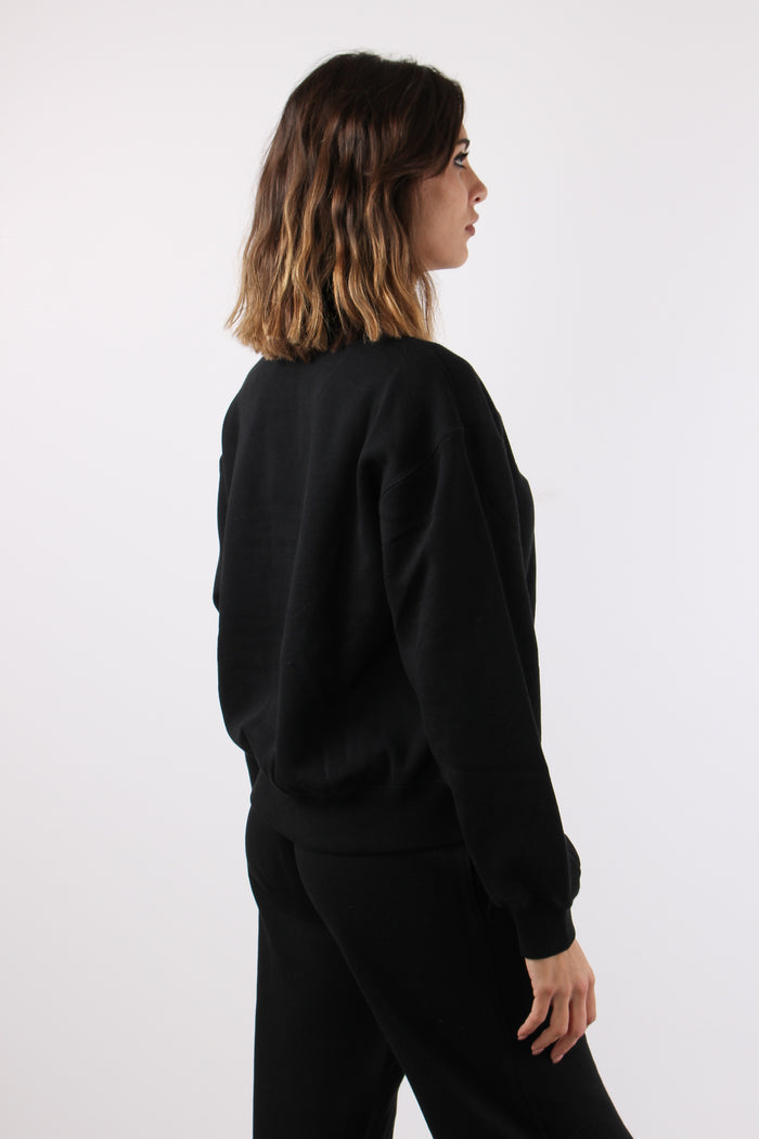 Felpa Logo Pile Polo Black-6