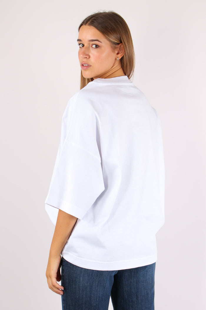 T-shirt Over Ciao Amore Bianco/rosso-4