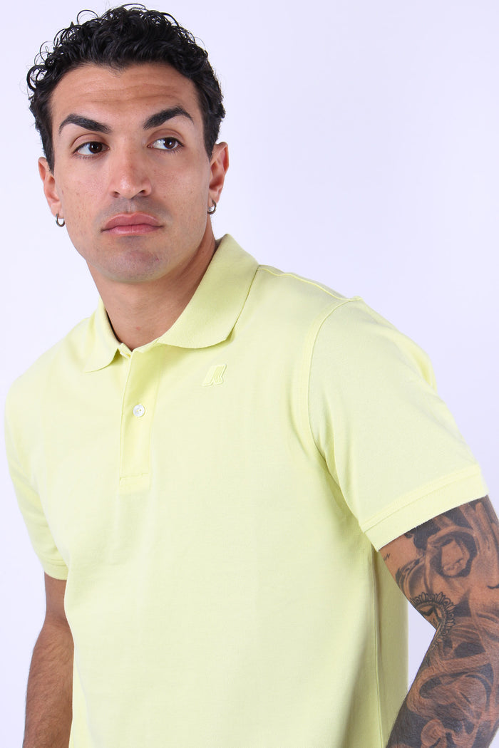 Polo Logo Tono Su Tono Yellow Lime-7