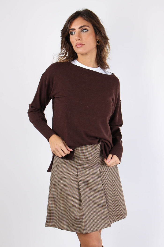 Maglia Over Viscosa Moro-5