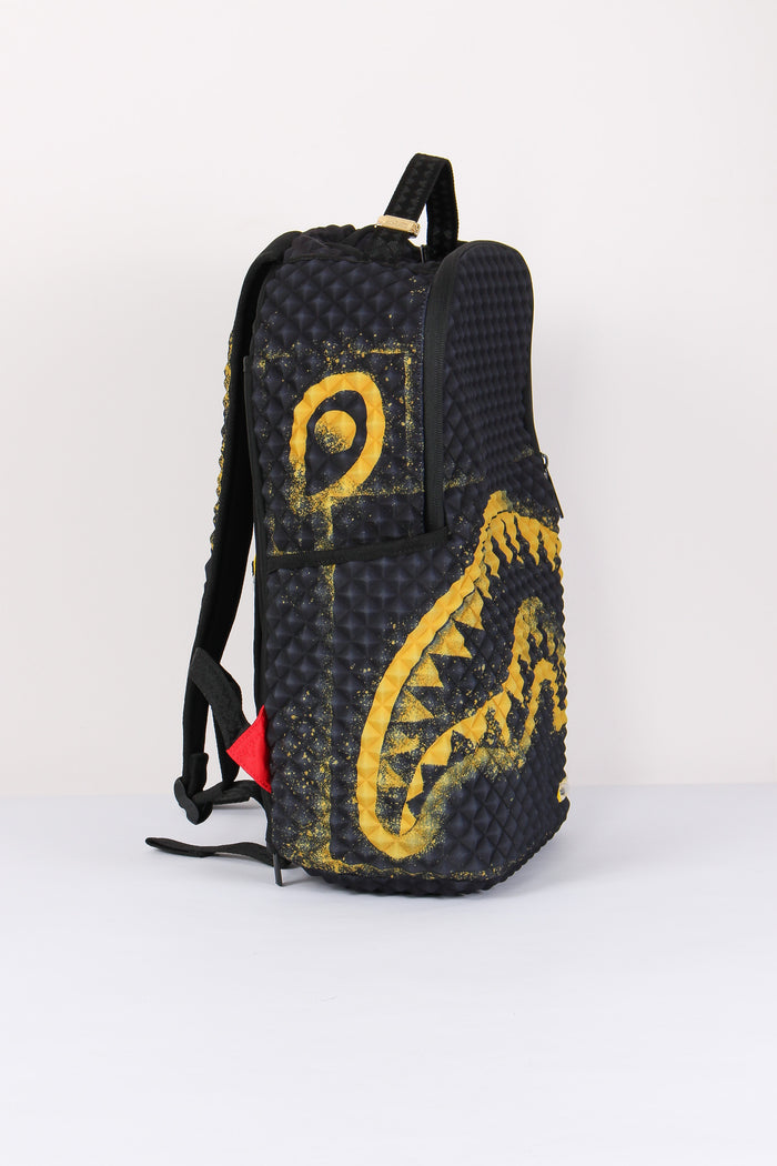 Backpack Pyramid Stencil Shark Nero-6
