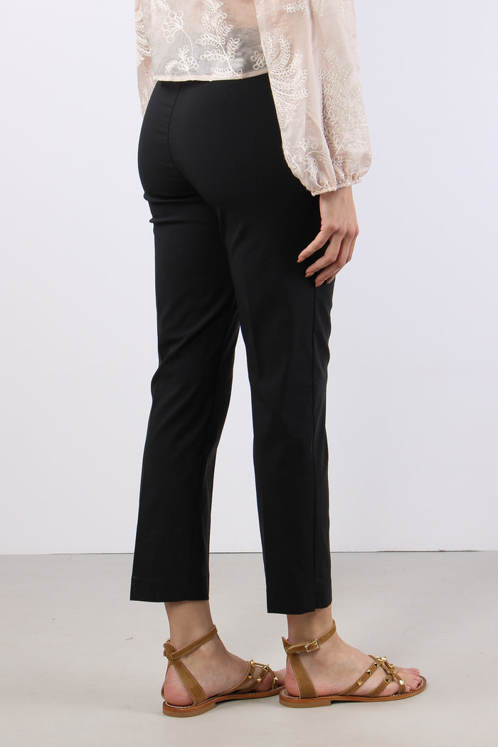 Pantalone Stretto Spacchetti Nero-6