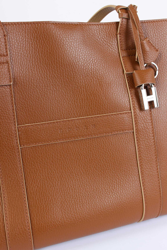 Shopping Script Media Pelle Marrone-4