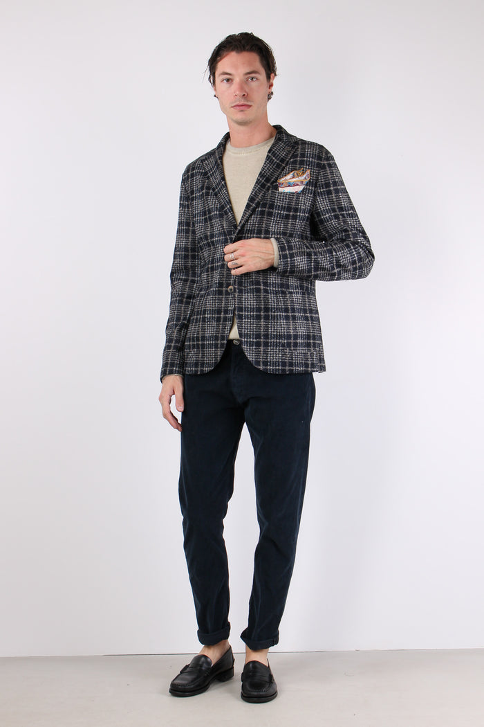 Icon Pantalone Velluto Milleri Notte