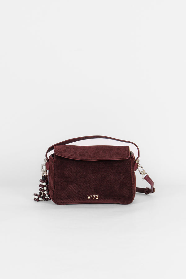 Ametista Pochette Velluto Borgogna