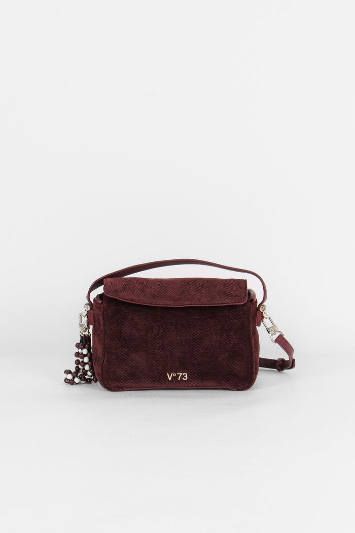 Ametista Pochette Velluto Borgogna